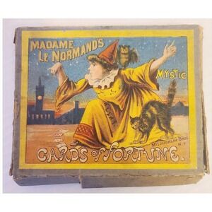 Antique 1850's Madame Le Normand's Mystic‎ Cards Of Fortune McLoughlin Bros NY